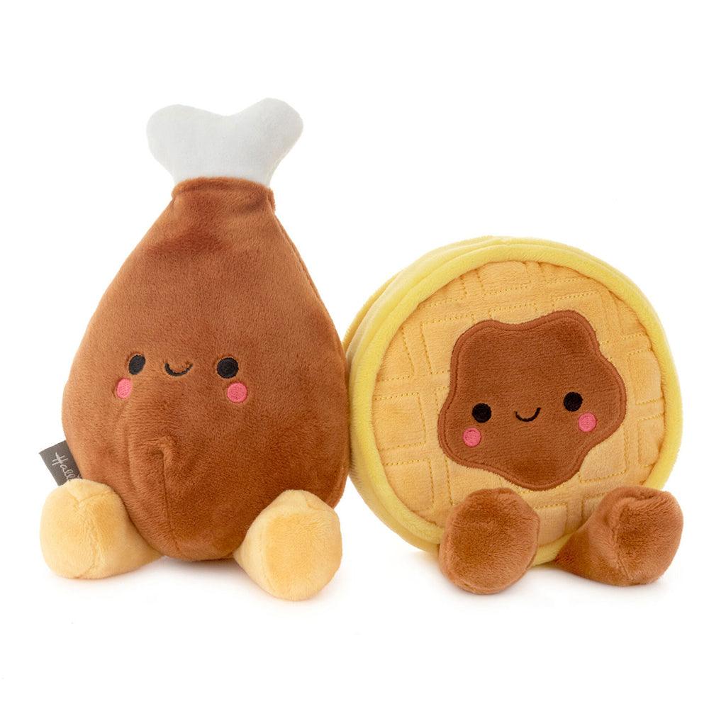 Hallmark  Better Together Chicken and Waffle Magnetic Plush, 6.75