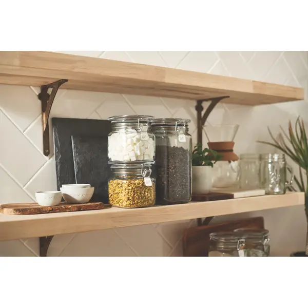 Ball 3-pack Glass Latch Storage Jars