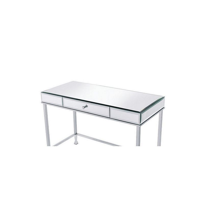 Rectangular Storage Writing Desk， White