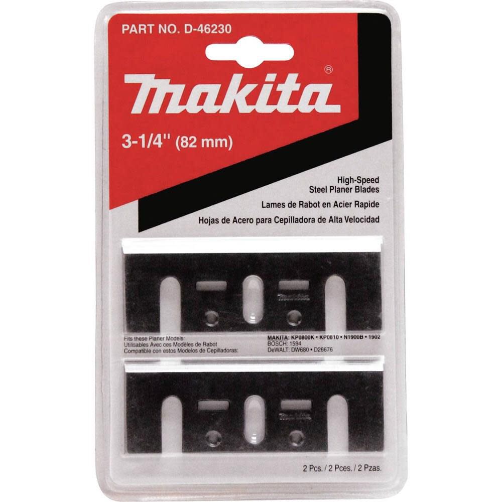 Makita 3-1/4 in. High-Speed Steel Planer Blades D-46230 from Makita