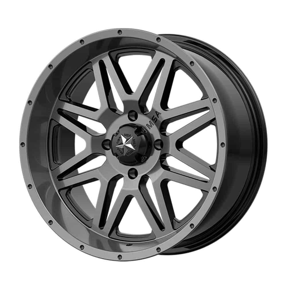 MSA Offroad Wheels M26 VIBE MA26 14X7 4X137 DARK TINT 00MM