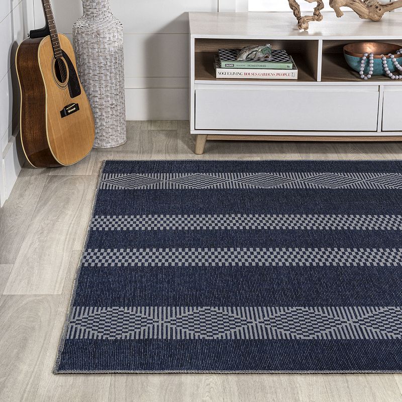 Nautisk Machine-Washable Rug