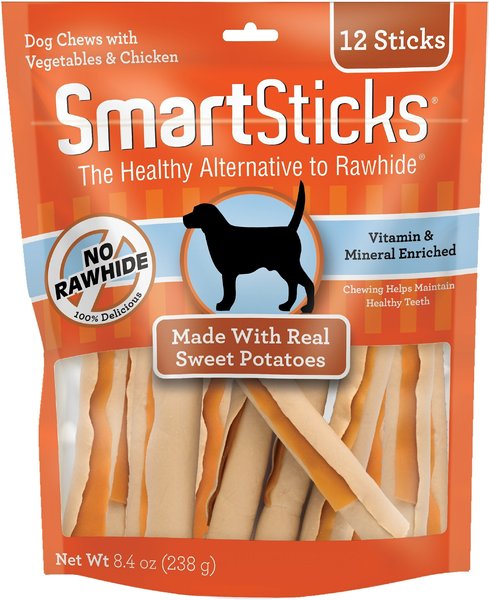 SmartBones SmartSticks Sweet Potato Chews Dog Treats