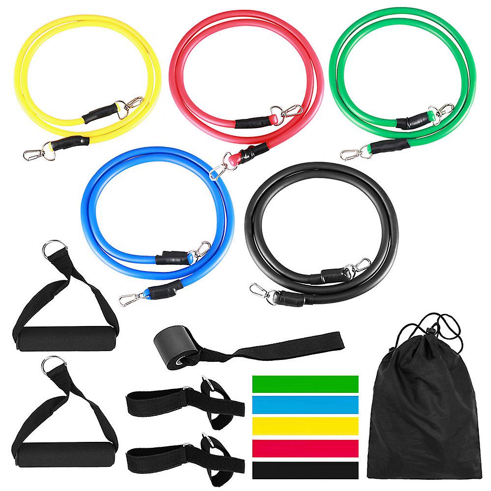 5x Tensile Rope，5x Straps，2x Handle，2x Foot Ring，1x Storage Bag，1x Door Buckle