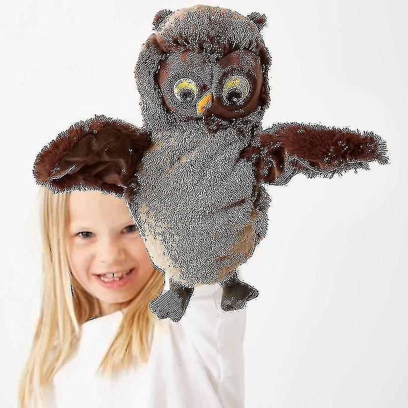 Kawaii Cartoon Animal Owl Plush Hand Puppet Children's Toy