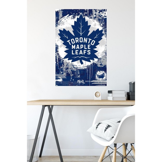 Trends International Nhl Toronto Maple Leafs Maximalist Logo 23 Unframed Wall Poster Prints