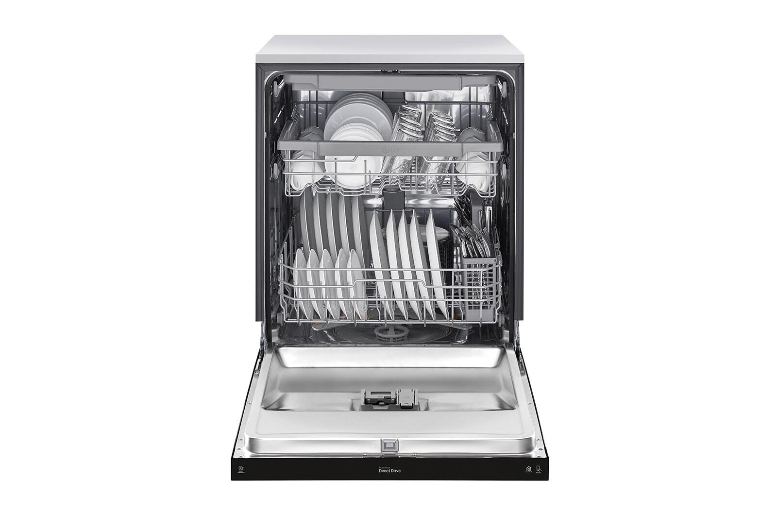 Lg LDFN4542B Front Control Dishwasher With Quadwash™ And 3Rd Rack