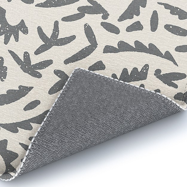 Holli Zollinger Jules Grey Outdoor Rug Deny Designs