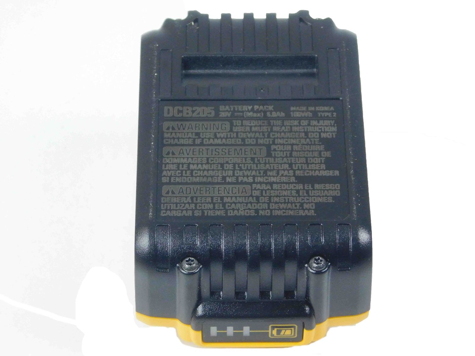 DeWALT Max XR Lithium-Ion 20V 5Ah Battery DCB205