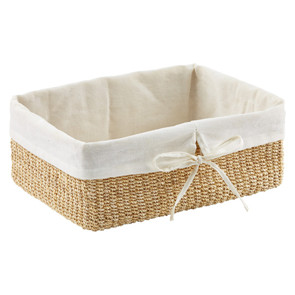 Natural Lined Makati Storage Baskets