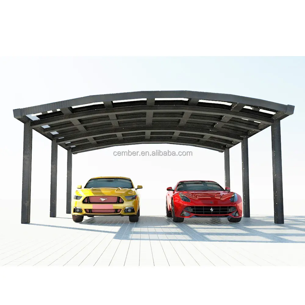 Hot Sale Garden Supplies Waterproof Polycarbonate Rain Self Cleaning Garages Canopies Carports