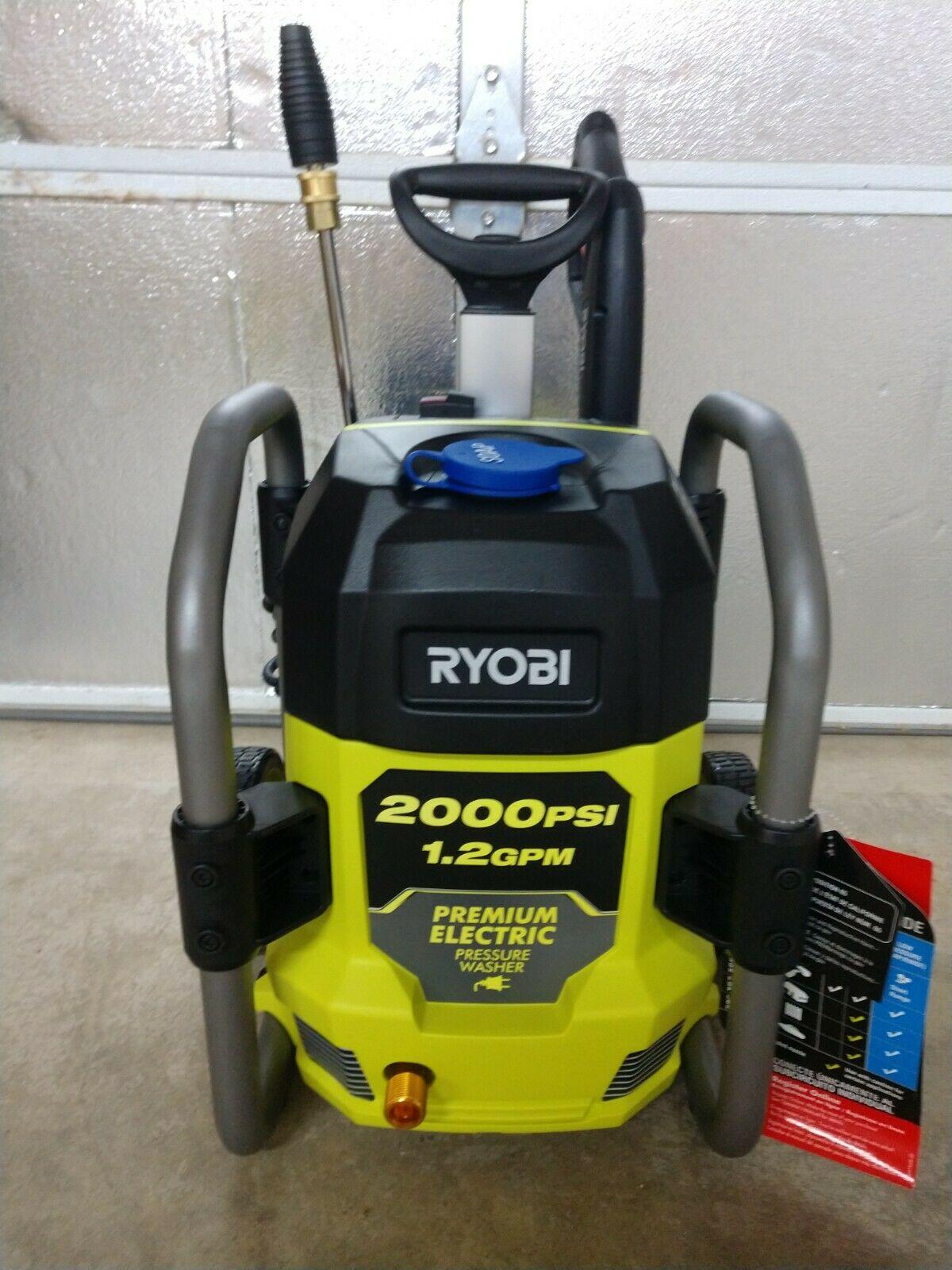 RYOBI 2000 PSI 1.2 GPM Cold Water Electric Pressure Washer