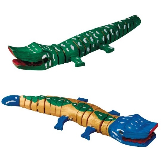 S S Worldwide Flexible Wooden Crocodile Craft Kit ...