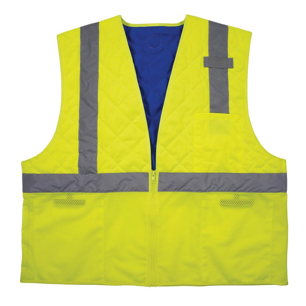 Ergodyne Chill Its 6668 Hi Vis Safety Cooling Vest Type R Class 2 Lime XL