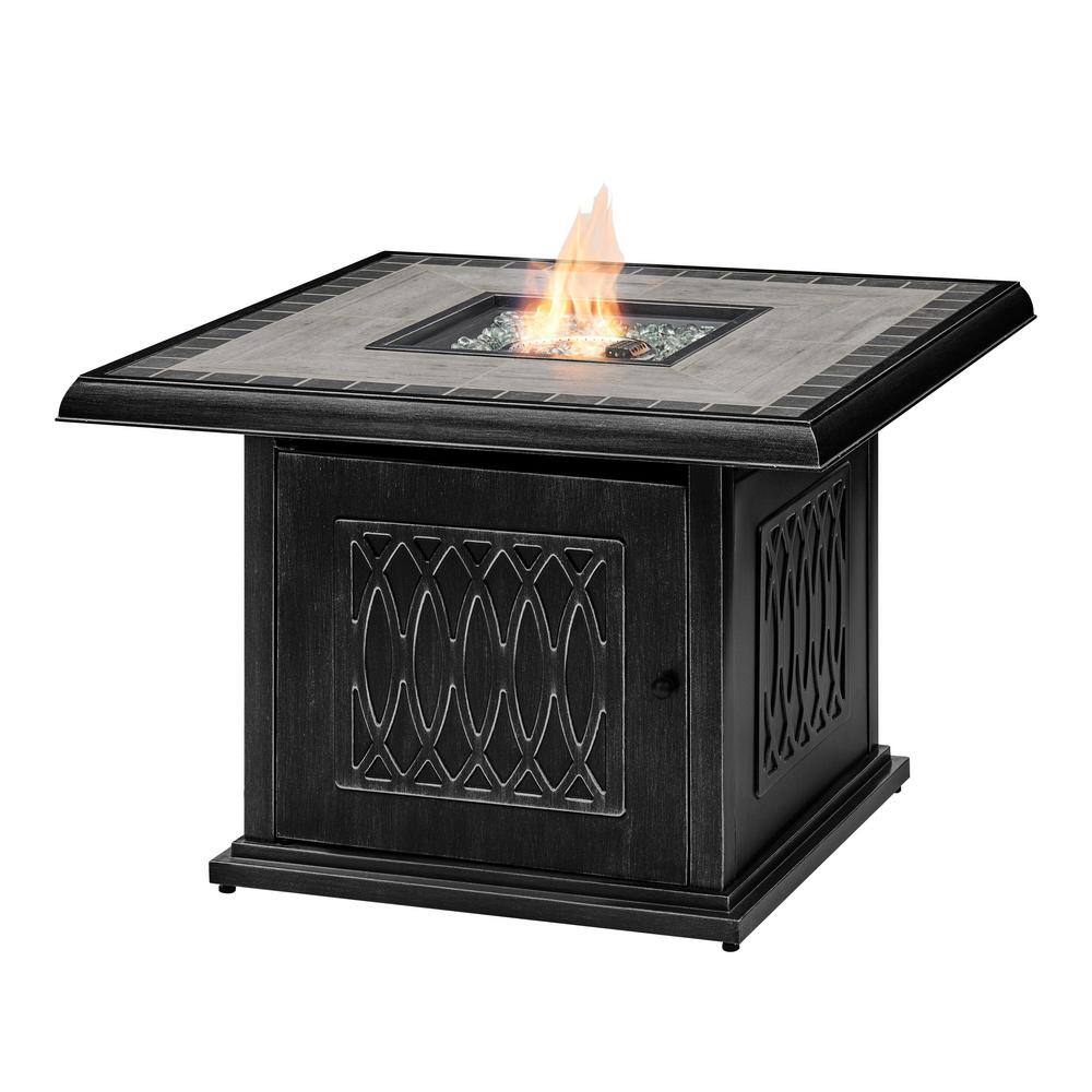 Home Decorators Collection St. Charles Steel and Aluminum Outdoor Fire Pit Table FHTM80223