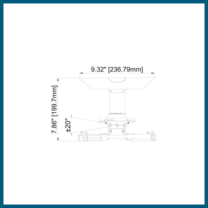 QualGear ProAV QGKITCA3INB Projector Mounting Kit  Projector Mo