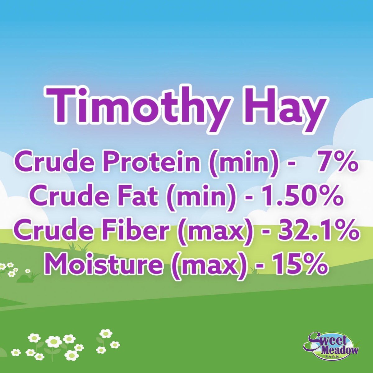 Sweet Meadow Farm Timothy Hay Small Pet Food