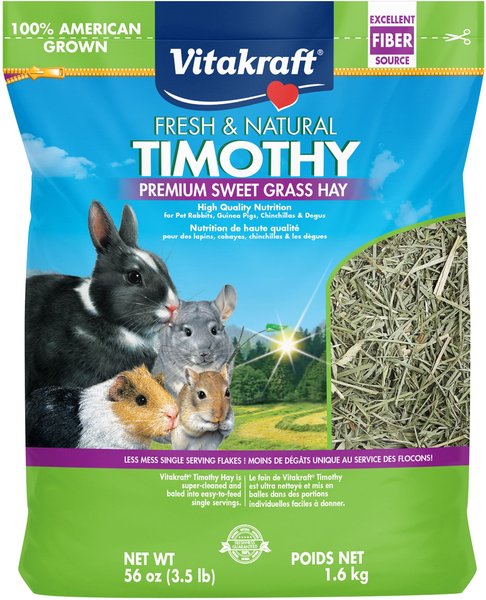 Vitakraft Timothy Hay Guinea Pig， Rabbit Chinchilla and Small Animal Food