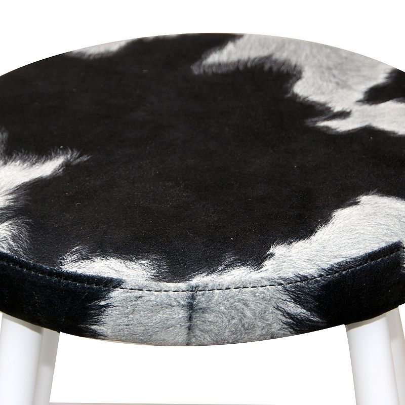 Acessentials Hudson Cow Print Barstool