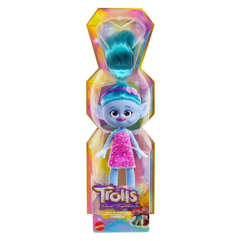 DreamWorks Trolls Band Together Trendsettin’ Chenille Fashion Doll