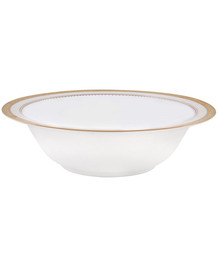 Noritake Dinnerware Odessa Gold Round Vegetable Bowl