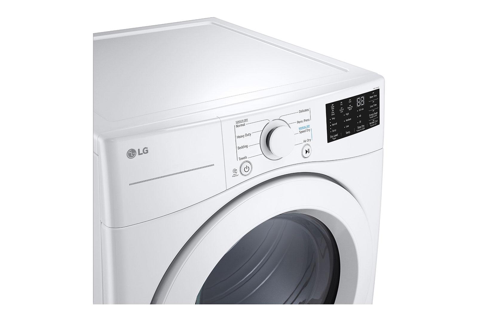 Lg DLE3470W 7.4 Cu. Ft. Ultra Large Capacity Electric Dryer