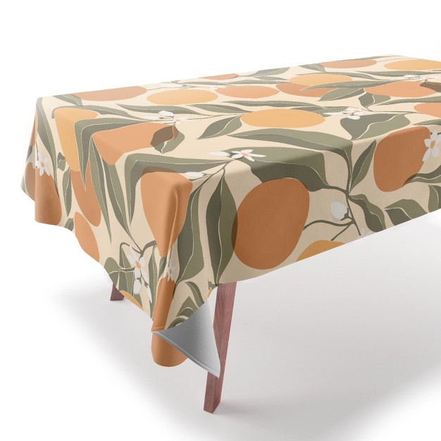 Cuss Yeah Designs Abstract Oranges Tablecloth Deny Designs