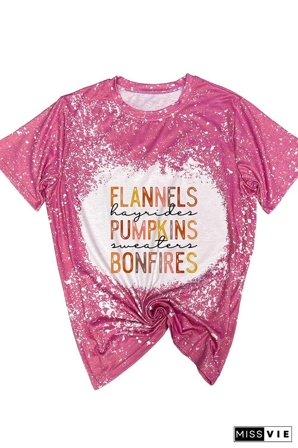 Flannels Hayrides Pumpkins Vintage Christmas Graphic Tee Wholesale