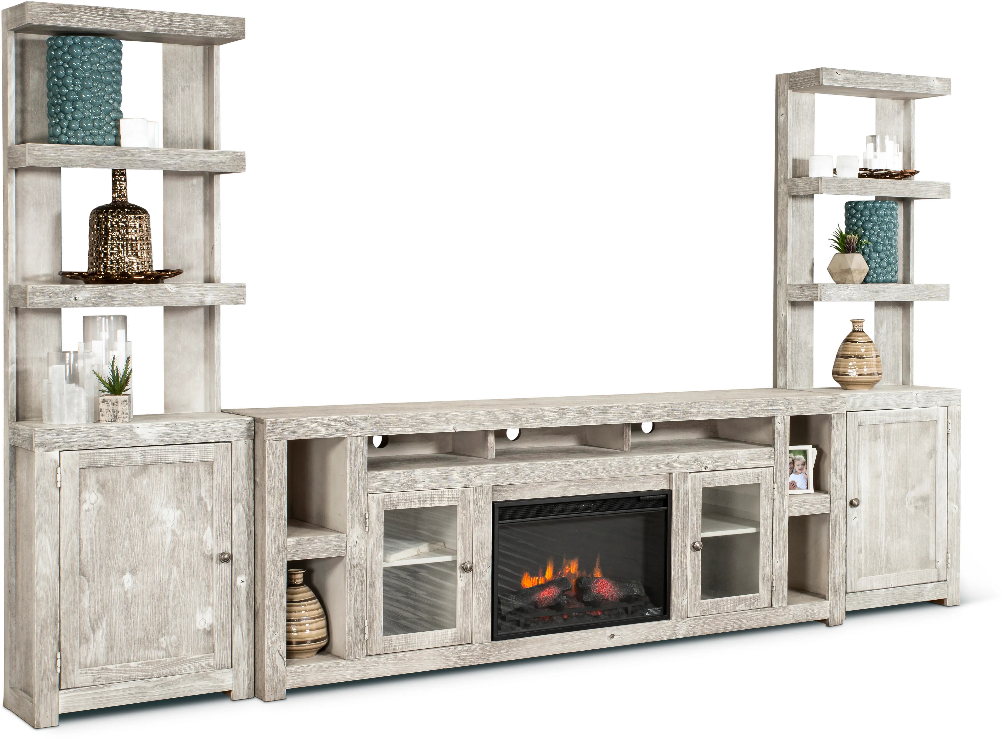 Avery Loft Lim 84 Fireplace Entertainment Wall