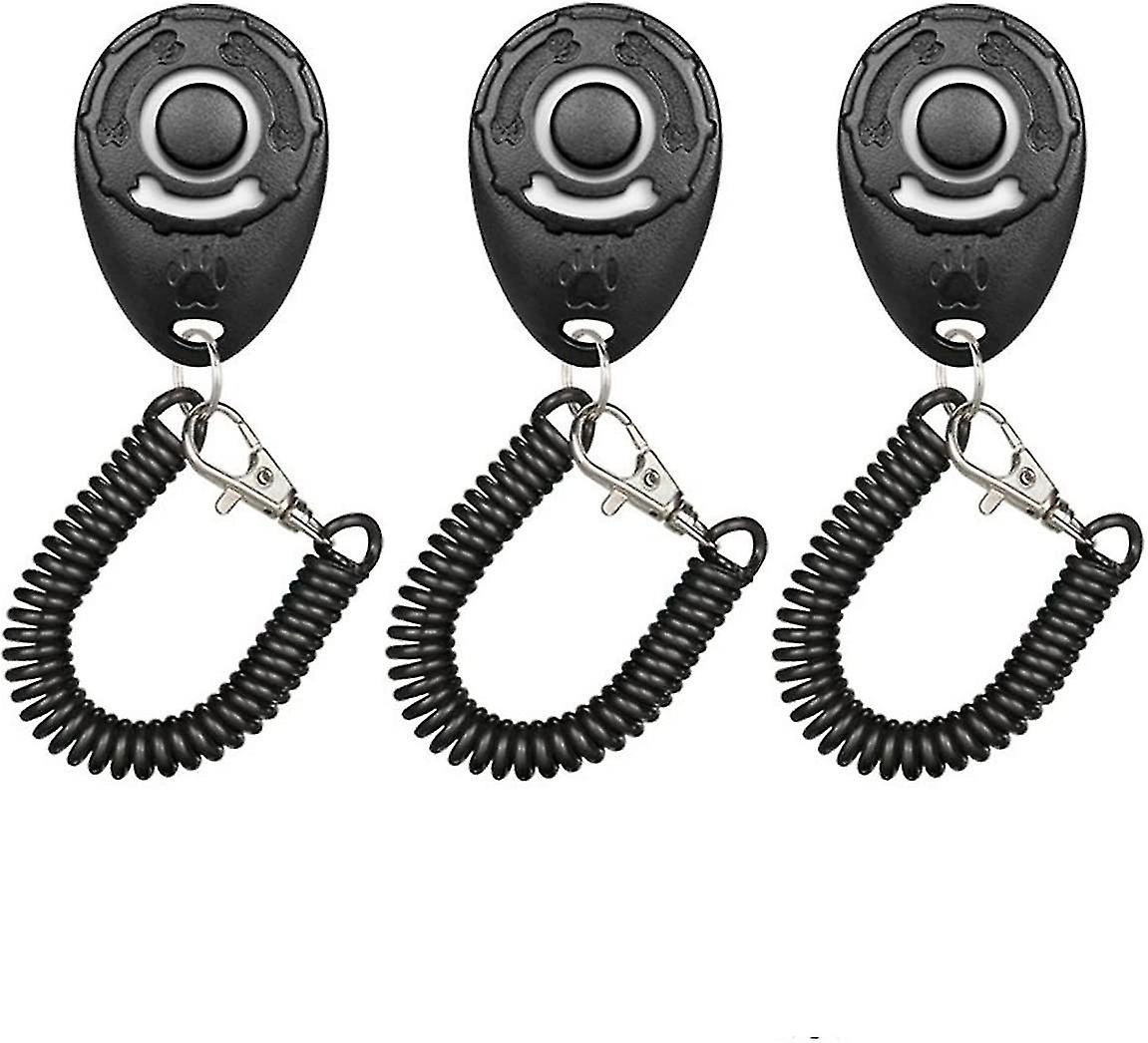 Dogs Clicker， [3 ] Clickers For Dog Training With Wrist Strap Clicker Training