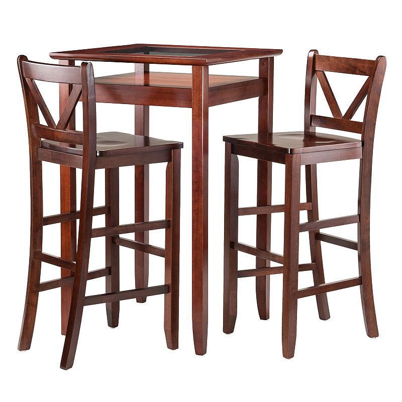 Winsome Halo 3-Piece Pub Table Set