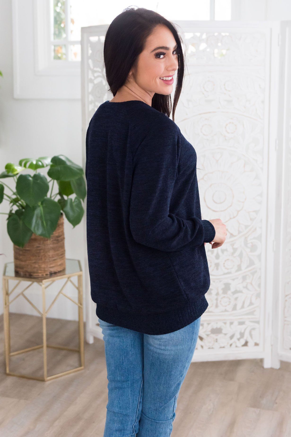 Spring Forward Modest Sweater