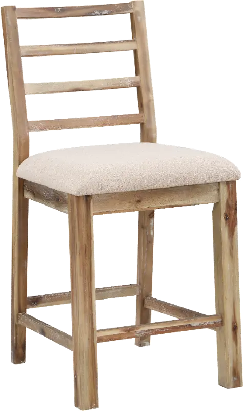 Vail Natural Counter Height Dining Chair， Set of 2