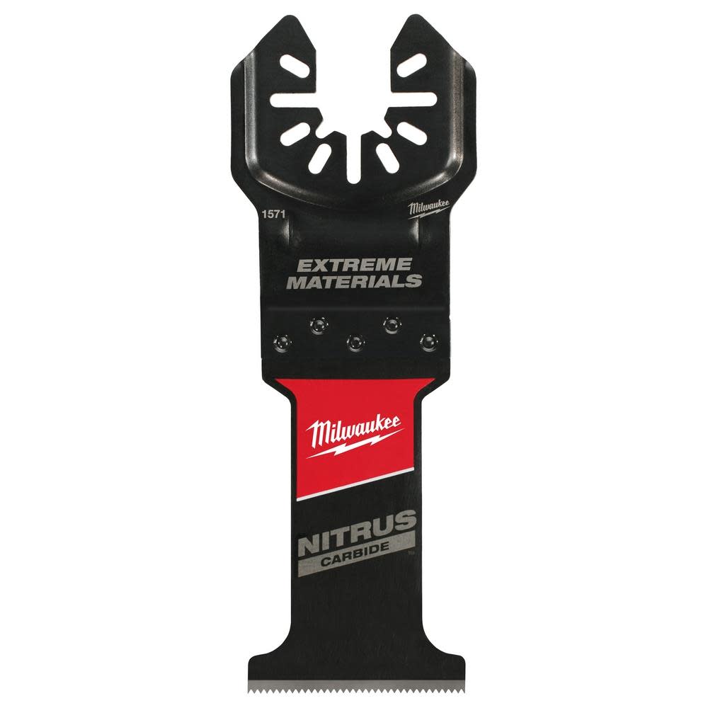 Milwaukee NITRUS CARBIDE Extreme Materials Universal Fit OPEN LOK Multi Tool Blade 5pk 49-25-1575 from Milwaukee