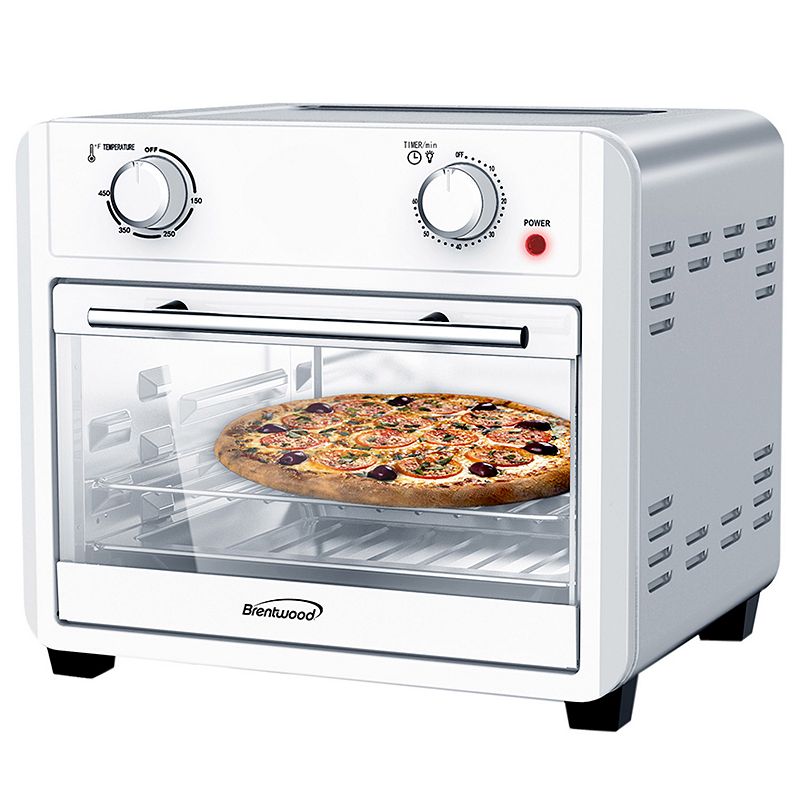 Brentwood 1700 Watt 24 Quart Convection Air Fryer Toaster Oven in Silver