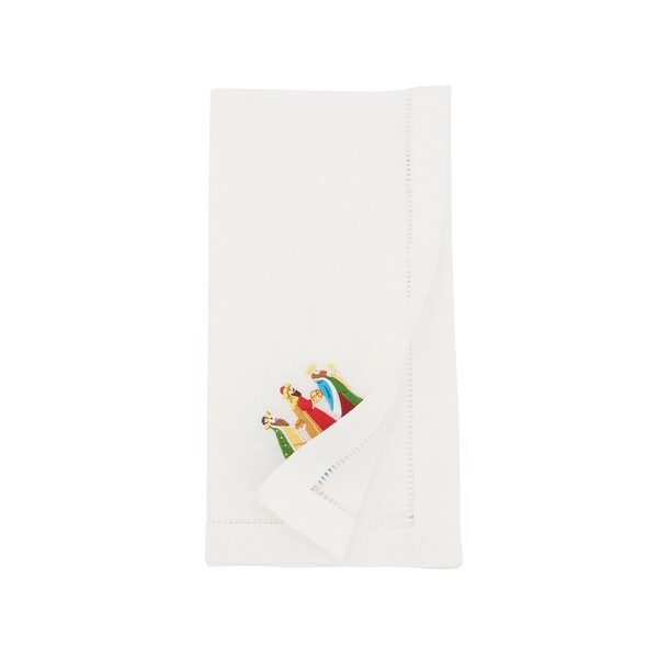 Majestic Embroidered Three Kings Napkin (Set of 6)