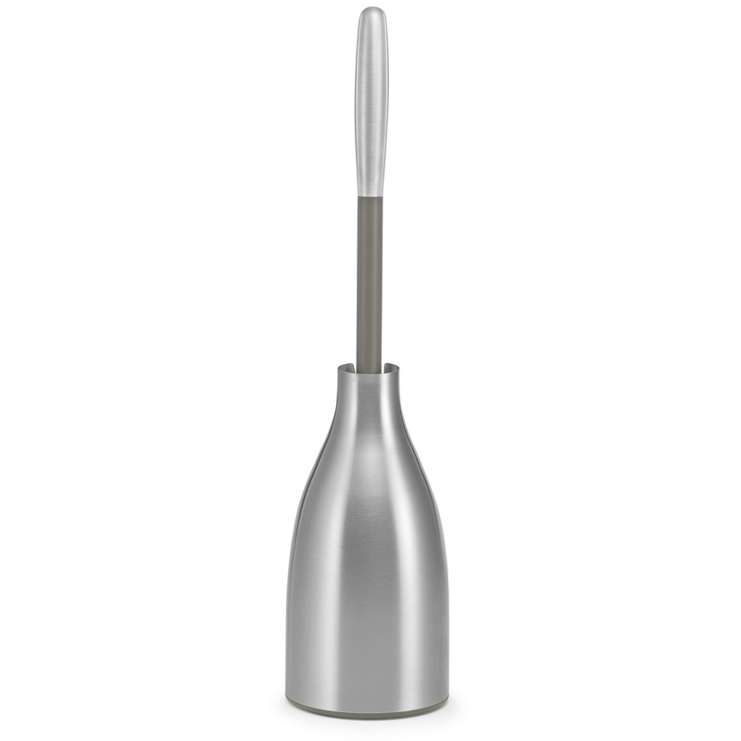 Polder Toilet Brush Holder Silver