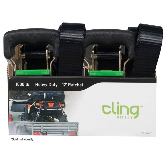 Cling 12 x27 Heavy Duty Ratchet Tie Down