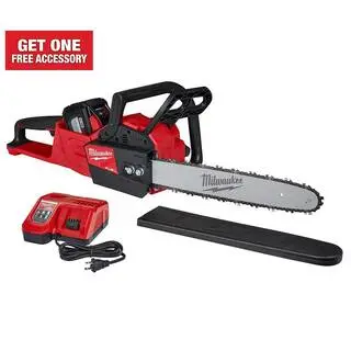 Milwaukee M18 FUEL 16 in. 18-Volt Lithium-Ion Brushless Battery Chainsaw Kit with 12.0 Ah Battery and M18 Rapid Charger 2727-21HD