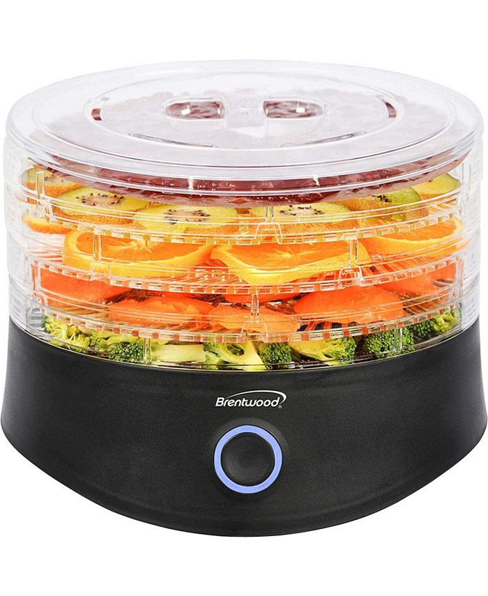 Brentwood Appliances 5-Tray Black Food Dehydrator with Auto Shutoff