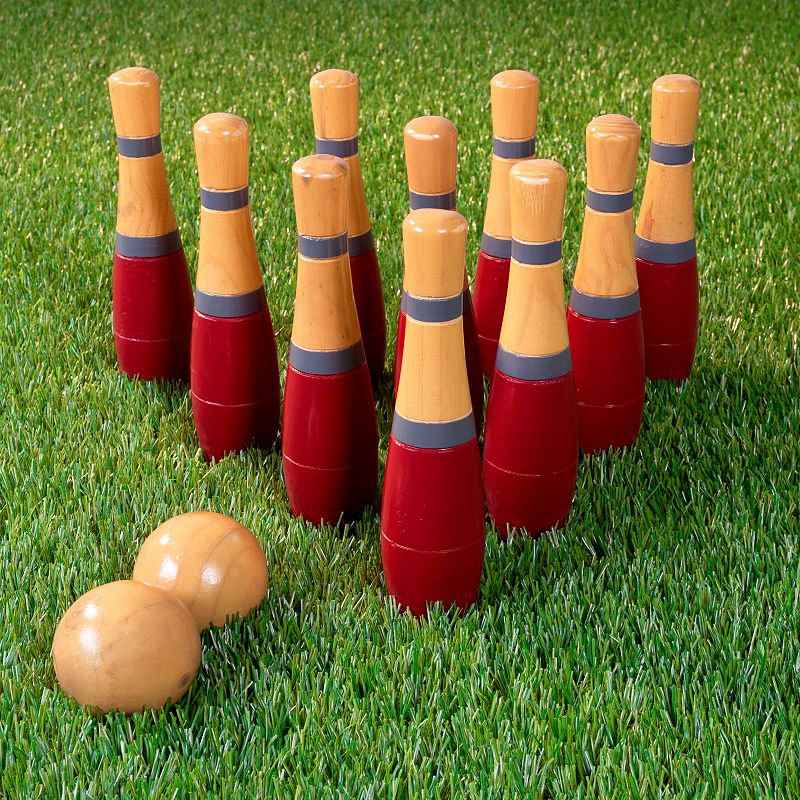 Hey! Play! Indoor/Outdoor Red Bowling Set