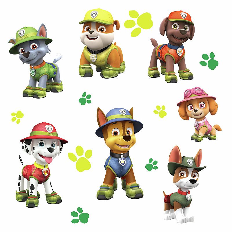 PAW Patrol Jungle Character Wall Decals by RoomMates