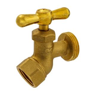 Everbilt 12 in. Brass Hose Bibb Valve 102-403EB