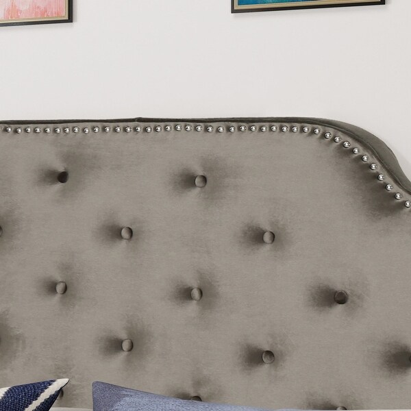 Silas Glam Velvet Full/Queen Headboard by Christopher Knight Home - - 19516806