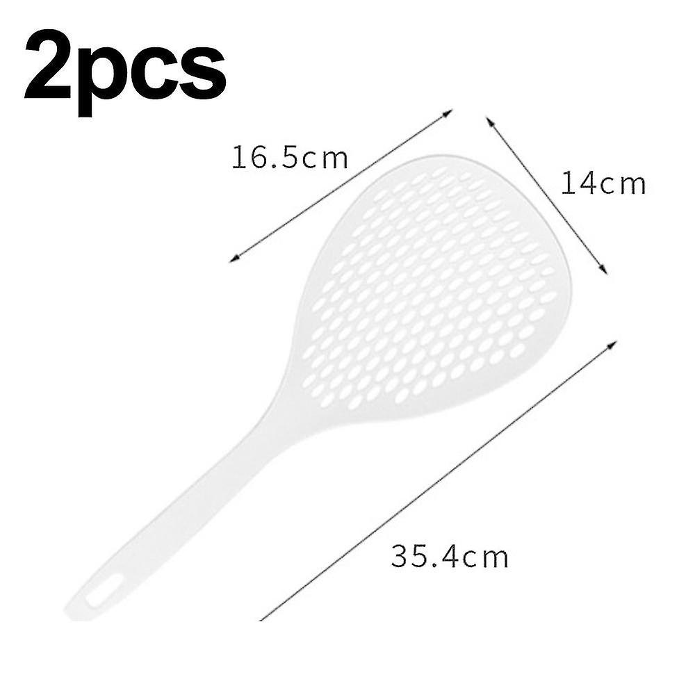 Scoop Colander Strainer， Skimmer Slotted Spoon Scoop Thermoplastic Colander Strainer Shovel