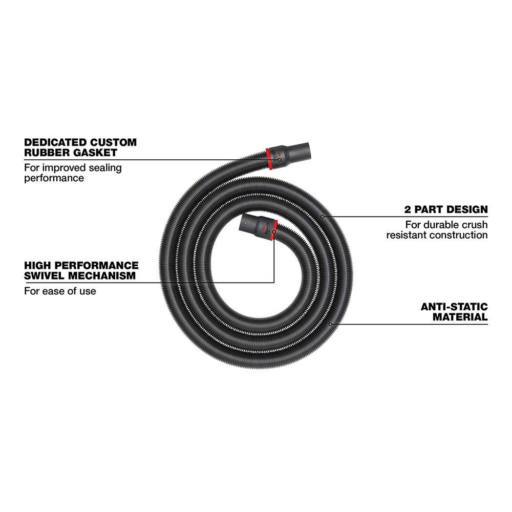 Milwaukee 2 1/2 X 16and#8242; Flexible Hose