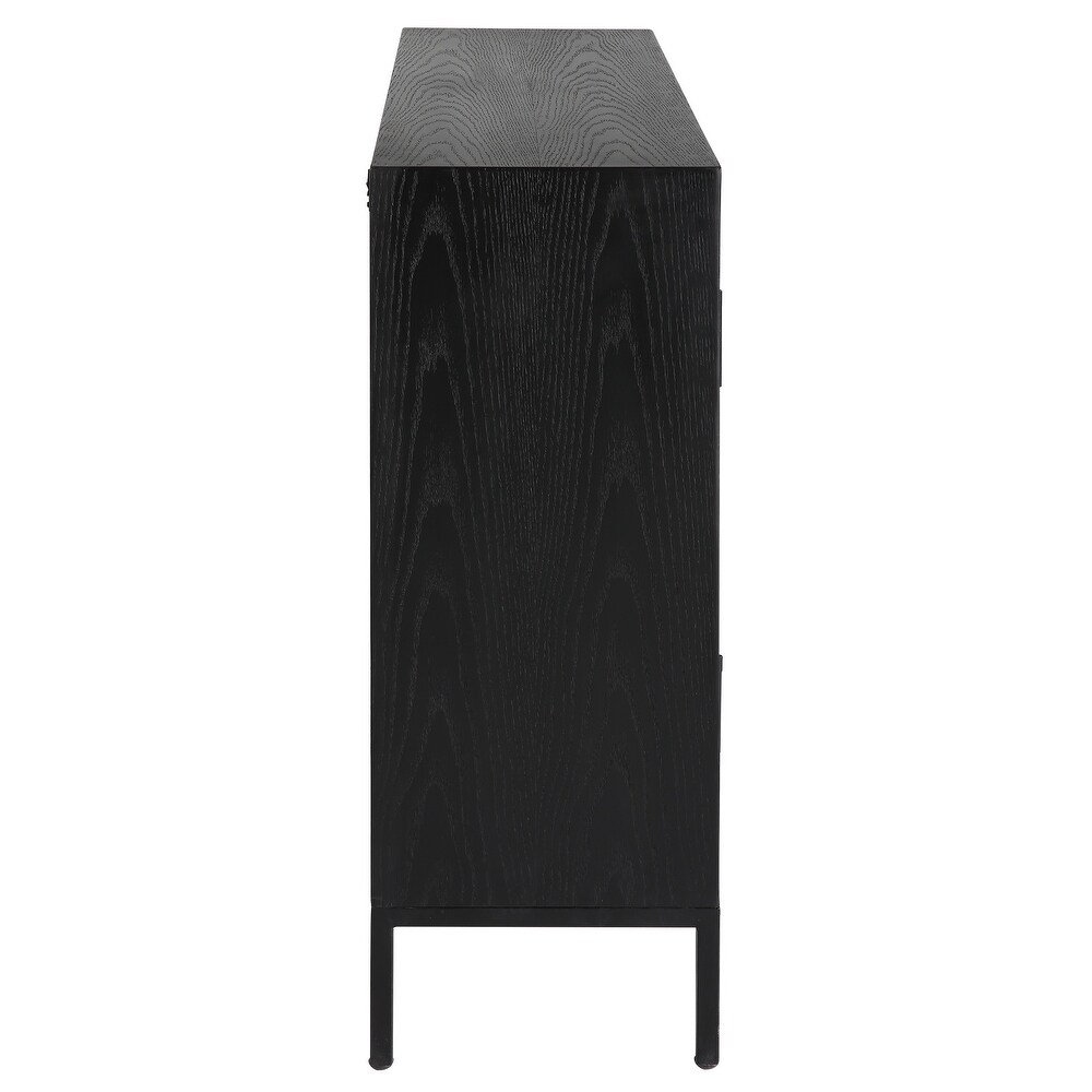 Uttermost Front Range Dark Oak 2 Door Cabinet   40.25 W X 32.5 H X 11.625 D (in)