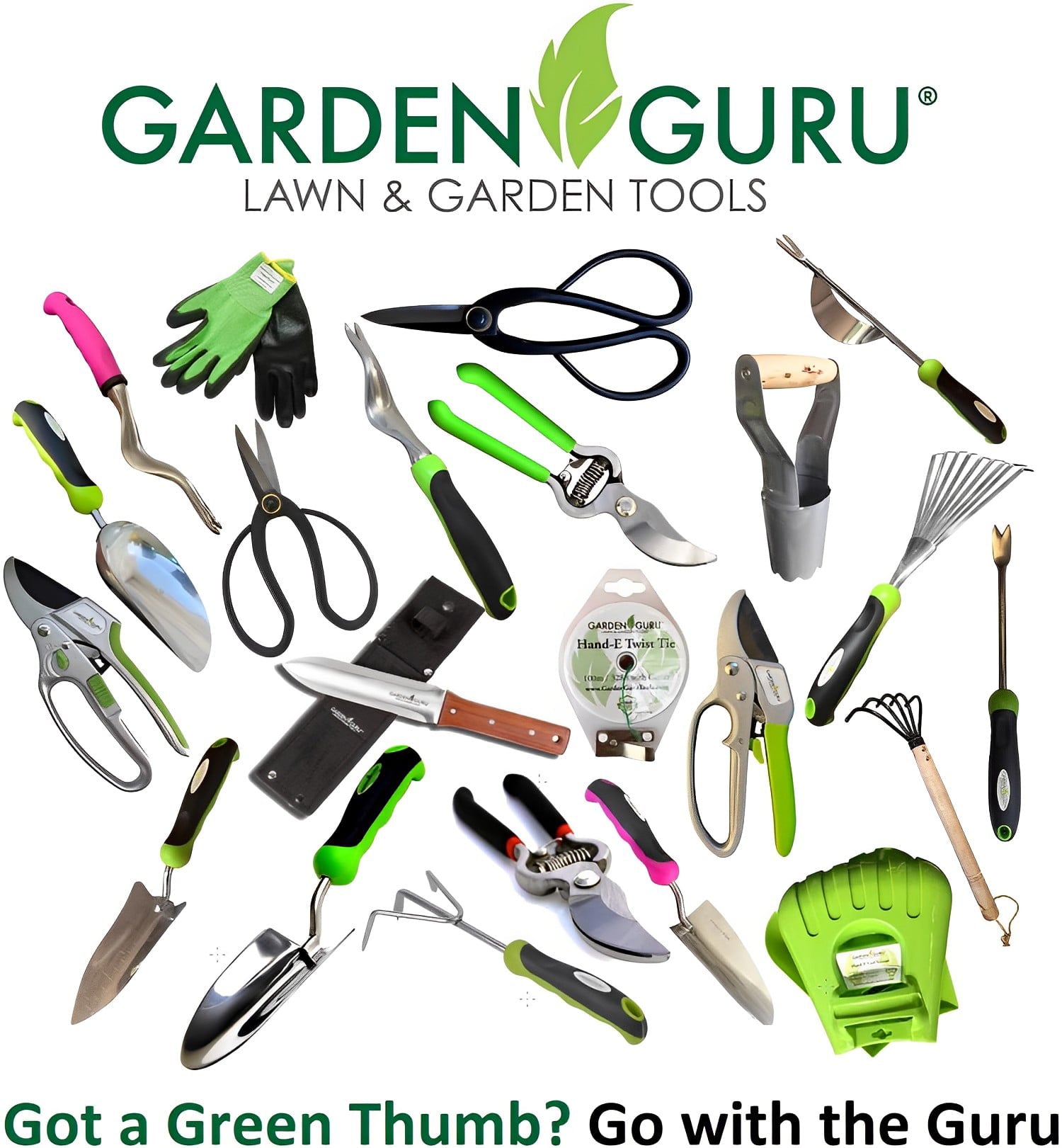 Garden Guru Dual Mode Ratchet Pruning Shears, Pro 2-in-1 Garden Clippers with Comfortable Grip for Easy Cutting