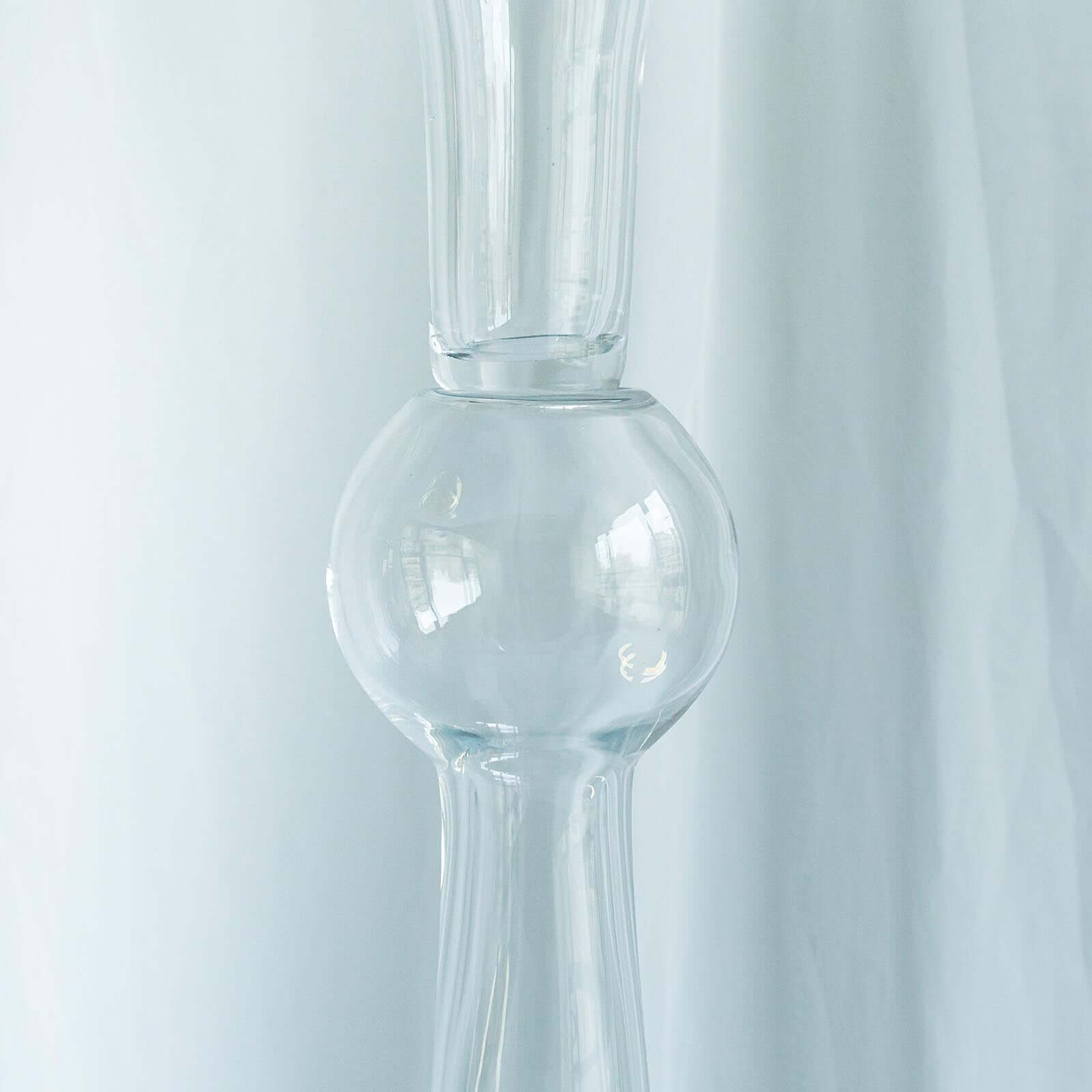 4 Pack Clear Reversible Latour Trumpet Glass Vases 24