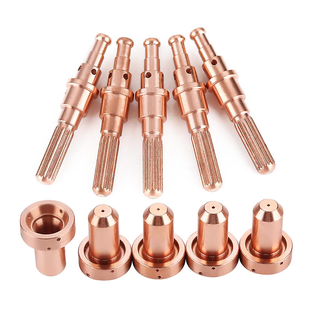 5pcs 9-8215 Electrode + 5 Pcs 9-8207 Nozzle Tips For Thermal Dynamics Sl60/100 Plasma Torch